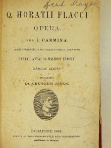 Quintus Horatius Flaccus - Q. Horatii Flacci opera I-II. [antikvár]