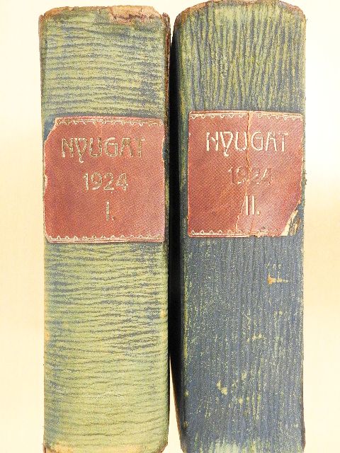 Fehér Margit - Nyugat 1924. (nem teljes évfolyam) I-II. [antikvár]