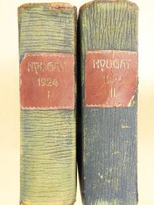 Fehér Margit - Nyugat 1924. (nem teljes évfolyam) I-II. [antikvár]