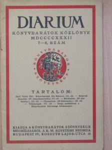 Gróf Teleki Pál - Diarium 1932/7-8. [antikvár]