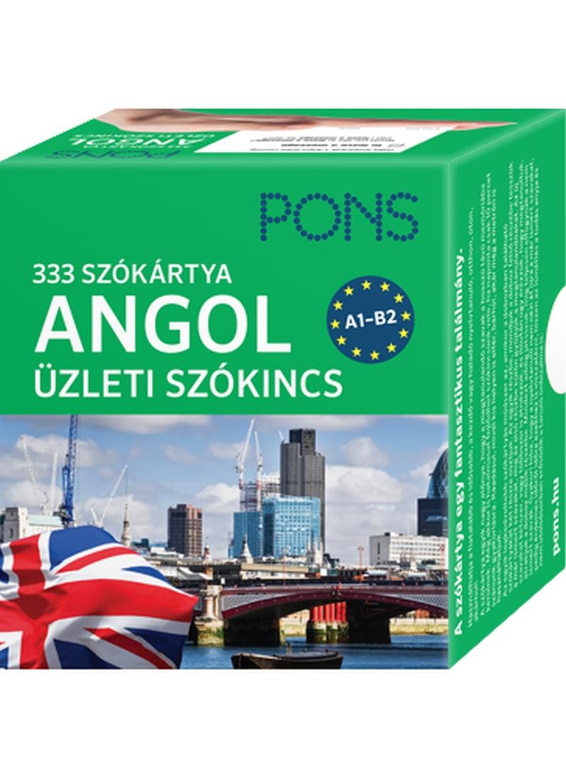 Klett Kiadó - PONS Szókártyák angol nyelvből (alcím: 333 szó Üzleti angol szókincs)