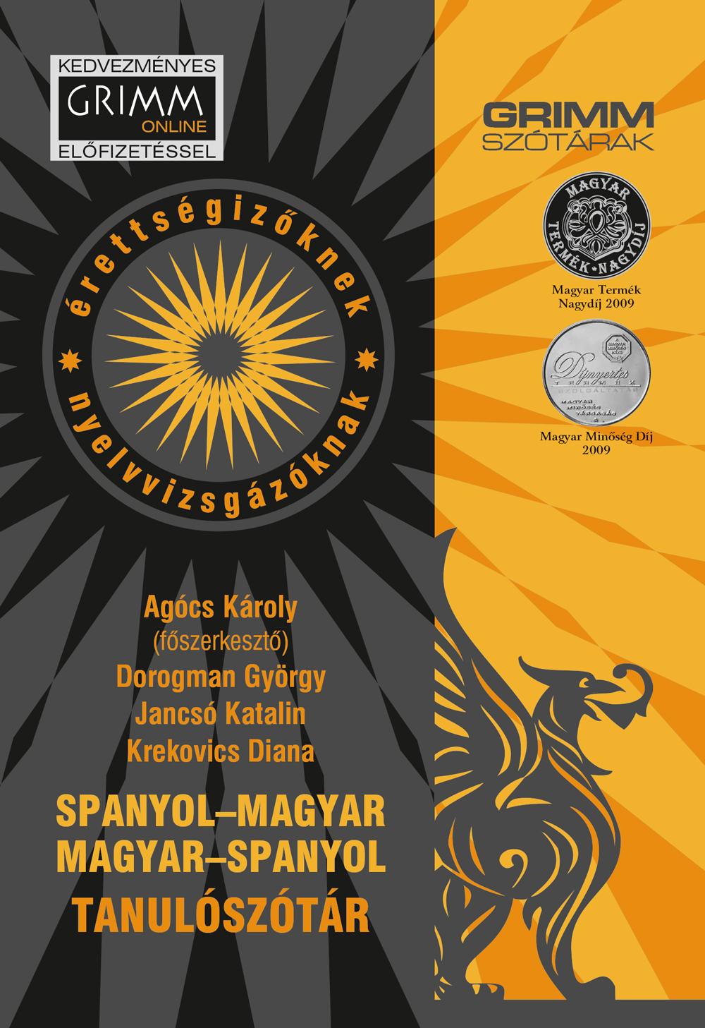 AGÓCS KÁROLY - Spanyol-magyar, magyar-spanyol tanulószótár