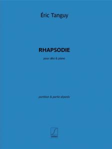 TANGUY, ÉRIC - RHAPSODIE POUR ALTO & PIANO. PARITITON & PARTIE SÉPARÉE