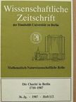 Dörte Ruff - Wissenschaftliche Zeitschrift der Humboldt-Universität zu Berlin 1987. Heft 1/2 [antikvár]