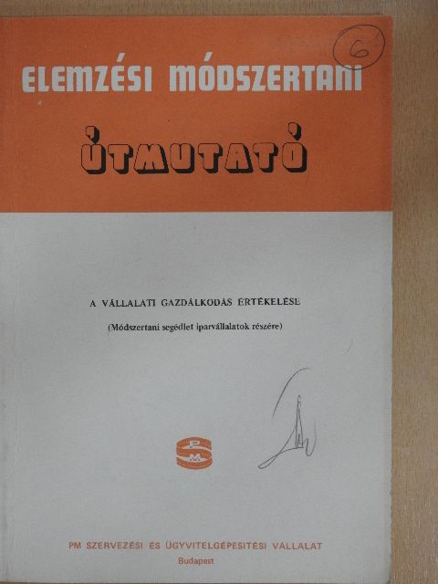 Tompa Miklós - A vállalati gazdálkodás értékelése [antikvár]