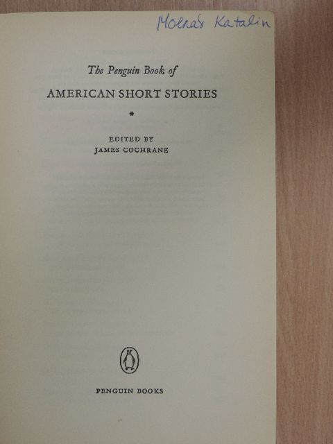 Edgar Allan Poe - The Penguin Book of American Short Stories [antikvár]