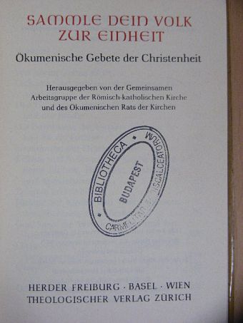 Sammle dein volk zur einheit [antikvár]