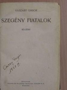 Vaszary Gábor - Szegény fiatalok [antikvár]