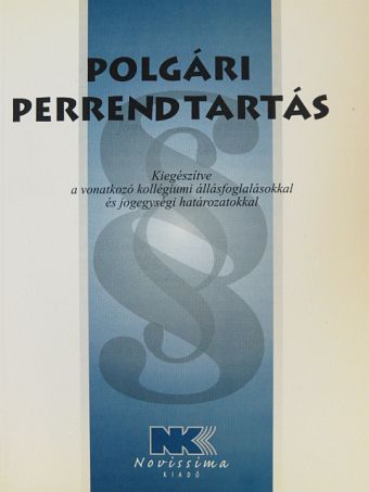 Polgári perrendtartás [antikvár]
