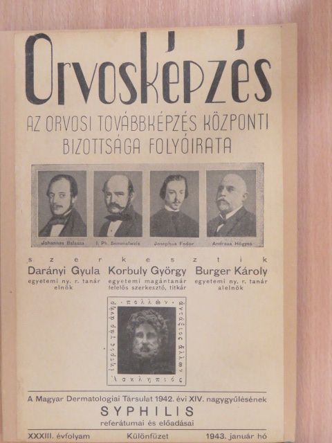 Boross József - Orvosképzés 1943. január - Különfüzet [antikvár]