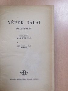 Népek dalai [antikvár]