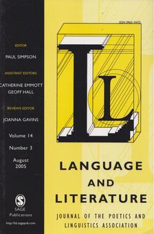 Paul Simpson - Language and Literature Volume 14 Number 3, May 2005 [antikvár]