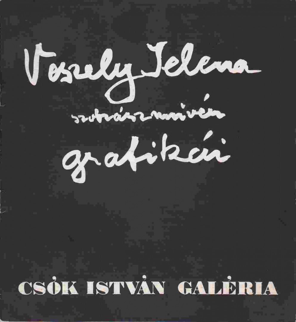 Veszely Jelena szobrászművész grafikái [antikvár]