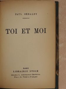 Paul Géraldy - Toi et moi [antikvár]