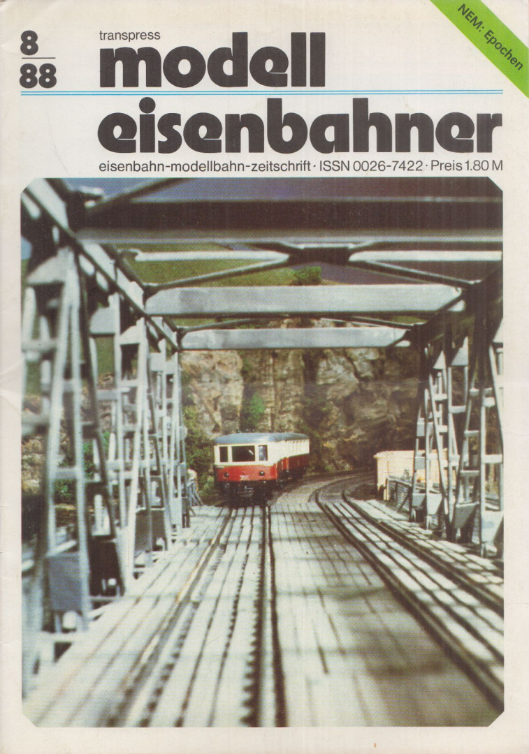 Wolf-Dietger Machel - Modelleisenbahner 1988/8. [antikvár]