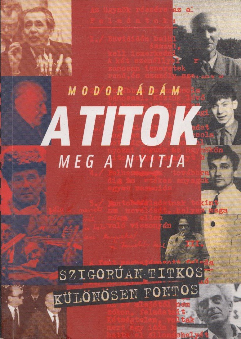 Modor Ádám - A titok meg a nyitja [antikvár]