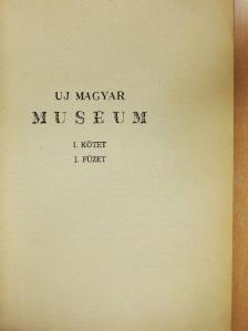 Ásgúthy Erzsébet - Uj Magyar Museum 1942. I/1. [antikvár]