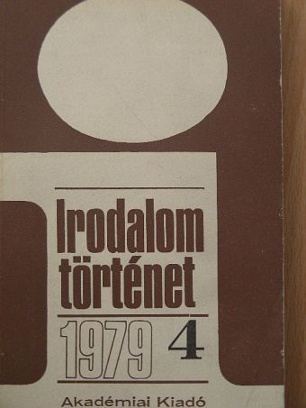 Bécsy Tamás - Irodalomtörténet 1979/4. [antikvár]