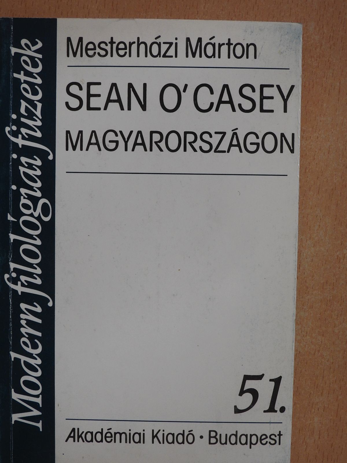 Mesterházi Márton - Sean O'Casey Magyarországon (dedikált példány) [antikvár]