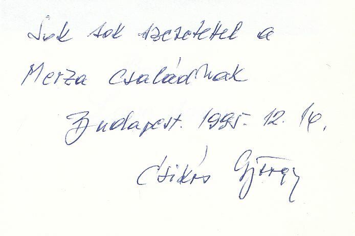 Csikós György - Budapesti Love story (dedikált) [antikvár]