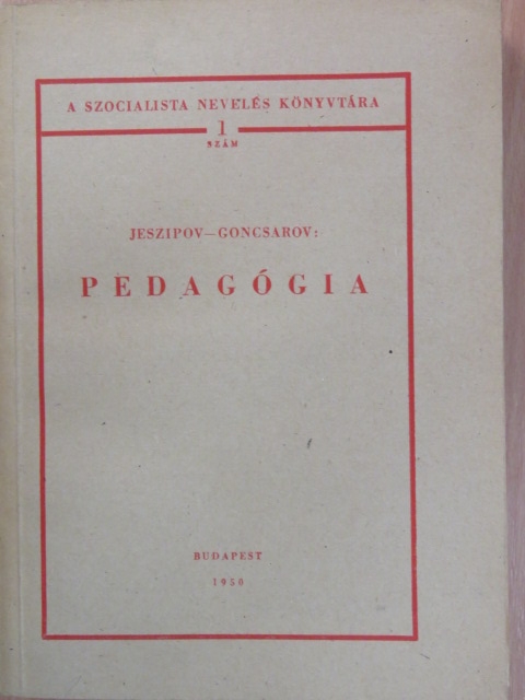 Goncsárov - Pedagógia [antikvár]