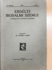 Bányai János - Erdélyi Irodalmi Szemle 1926. április-június [antikvár]