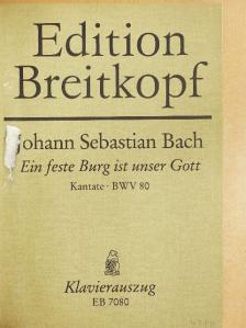 Gustav Schreck - Kantate BWV 80-89. [antikvár]