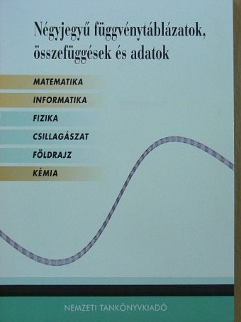 Dr. Balázs Lóránt - Négyjegyű függvénytáblázatok, összefüggések és adatok [antikvár]