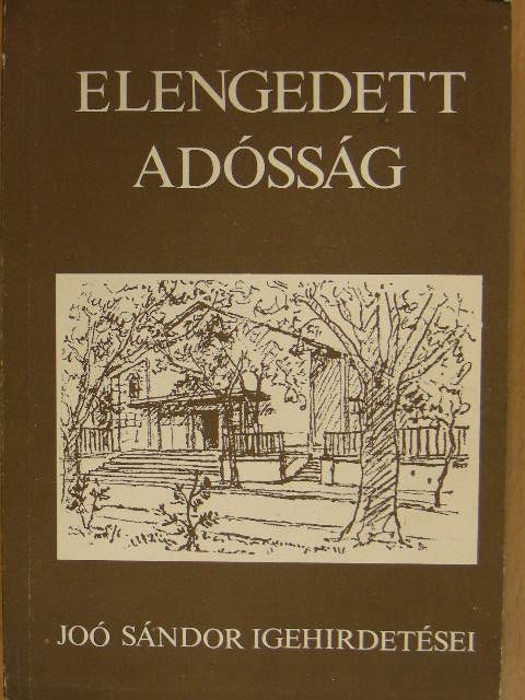Dr. Joó Sándor - Elengedett adósság [antikvár]