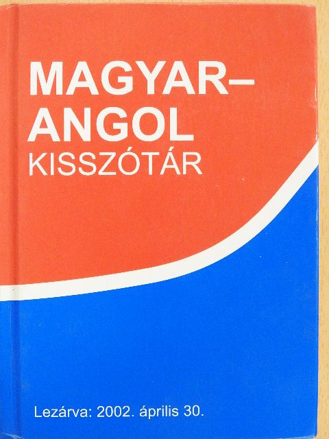 Magyar-angol kisszótár [antikvár]