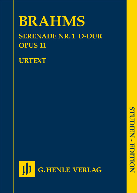 BRAHMS... - SERENADE NR.1 D-DUR OP.11 URTEXT STUDIENPARTITUR