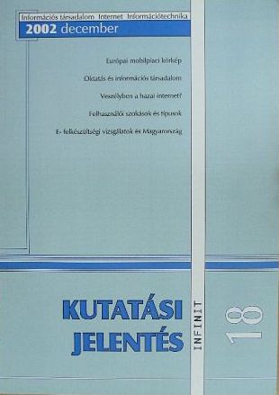 Kutatási jelentés 2002. december [antikvár]