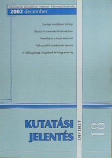 Kutatási jelentés 2002. december [antikvár]