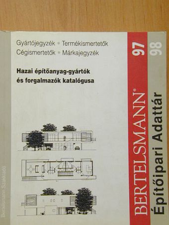 Bertelsmann - Építőipari adattár 97/98 [antikvár]