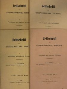 A. Hilgenfeld - Zeitschrift für Wissenschaftliche Theologie 1860/1-4. [antikvár]