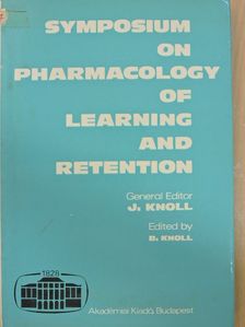 A. Klára Pfeifer - Symposium on Pharmacology of Learning and Retention [antikvár]