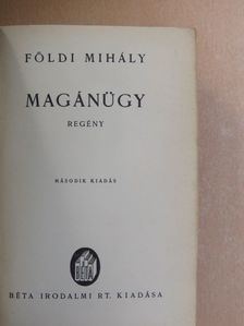 Földi Mihály - Magánügy [antikvár]