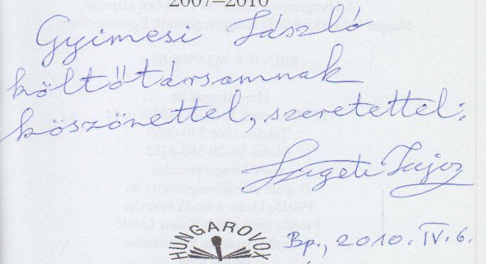 Szigeti Lajos - Végtelen jel (dedikált) [antikvár]