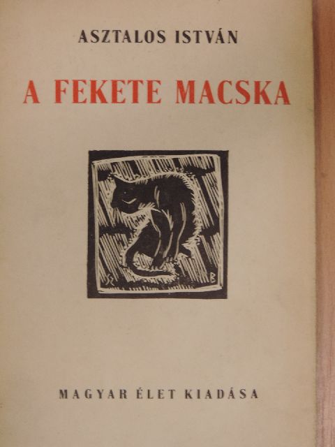 Asztalos István - A fekete macska [antikvár]