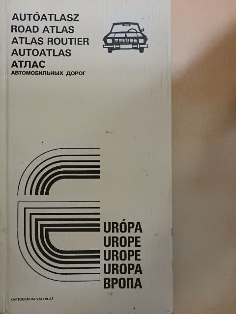 Európa autóatlasz [antikvár]