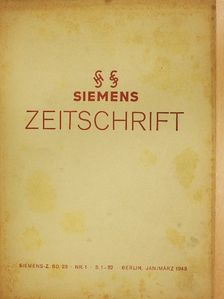 H. Gerland - Siemens Zeitschrift Jan./März 1943 [antikvár]