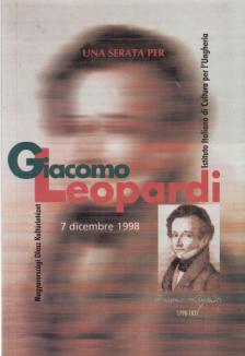 Giacomo Leopardi emlékest / Serata di commemorazione di Giacomo Leopardi [antikvár]