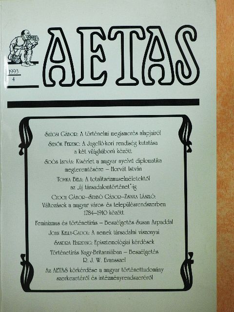 Gángó Gábor - Aetas 1993/4. [antikvár]