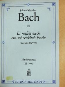 Johann Sebastian Bach - Kantate BWV 90-99. [antikvár]