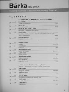 Fekete Pál - Bárka 2016/5. [antikvár]