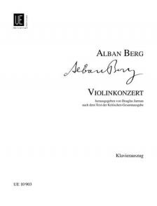 BERG - VIOLINKONZERT KLAVIERAUSZUG (DOUGLAS JARMAN)