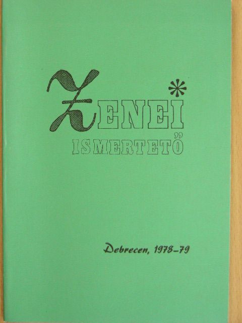Zenei ismertető 1978-79 [antikvár]