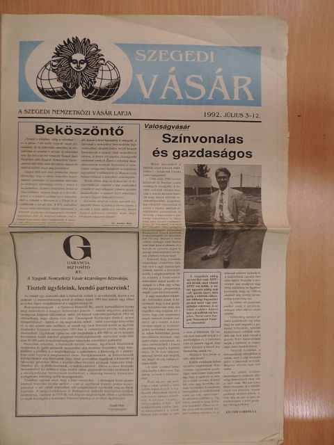Fekete Klára - Szegedi Vásár 1992. július 3-12. [antikvár]