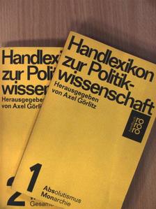 Axel Görlitz - Handlexikon zur Politikwissenschaft 1-2. [antikvár]
