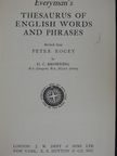 Peter Roget - Everyman's Thesaurus of English Words and Phrases [antikvár]